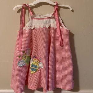 Picture Me pink gingham dress